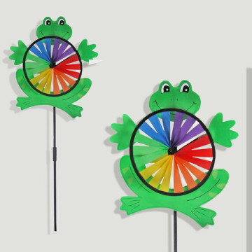 Windmill. 1 Wheel. Frog. Approx. 28 x 81 cm
