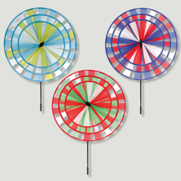 Windmill. 3 Wheels. Assorted Colors. Approx. 40 x 100 cm