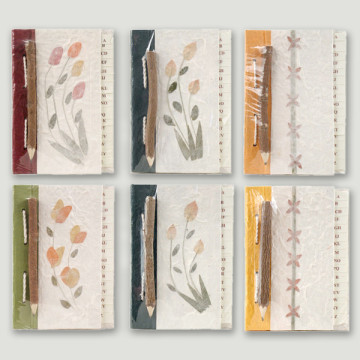 Agenda de telefono flores pequeño