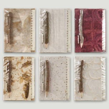 Agenda de telefono natural pequeño