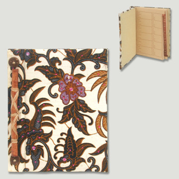 Agenda telefono batik varios colores pequeño