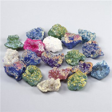 Raw Unicorn. Multicolored Druse