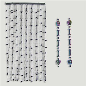 Cortina decoración. Modelo Calaveras. 90x180cm