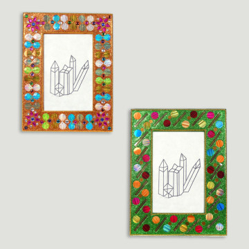 Marco fotos madera cristal Modelo 01 17x22cm