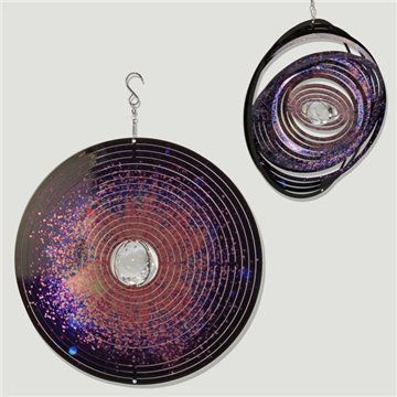 Steel spinner. Color atom with ball. 30cm