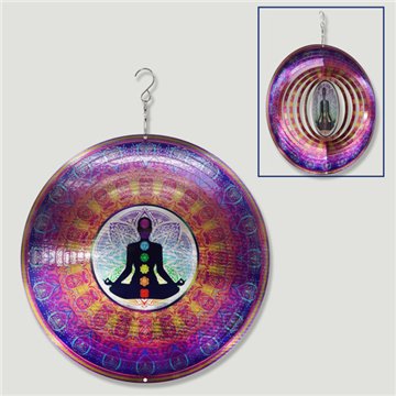 Spinner acero Yoga Chakras 30cm