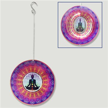 Spinner acero Yoga Chakras 15cm