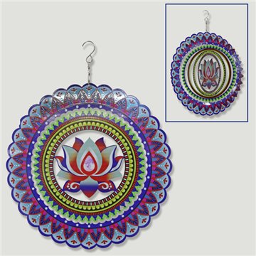 Lotus Flower Steel Spinner 30cm