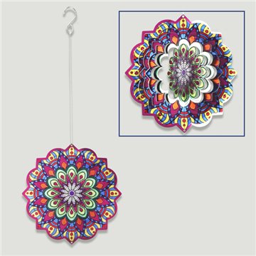 Steel spinner Mandala 15cm approx