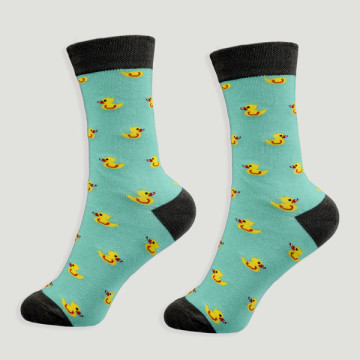 Socks. Model: Rubber duckies