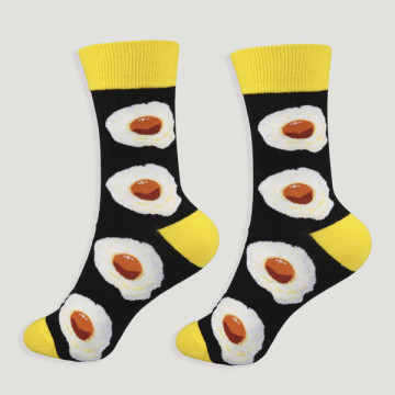 Socks. Model: fried eggs