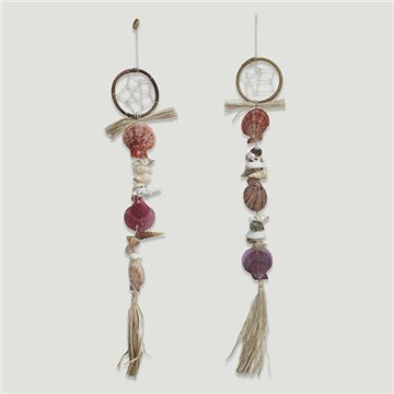 Conchas móveis com bambu Star David 75cm