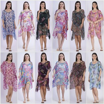 Poncho Chifón Talla Unica / 6 estampados