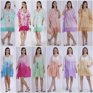 Poncho Algodón TyeDye Talla Unica / 4 colores