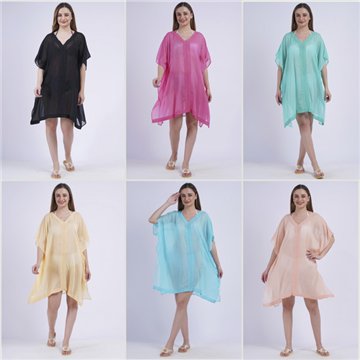 Cotton Poncho One Size / 6 colors