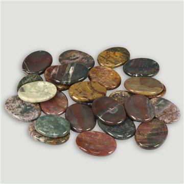 Relax Stone. Indian Jasper. 3x4cm approx.