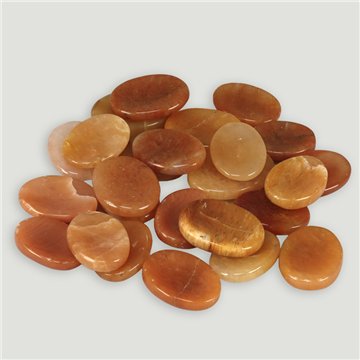 Relax Stone. Orange Aventurine. 3x4cm approx.