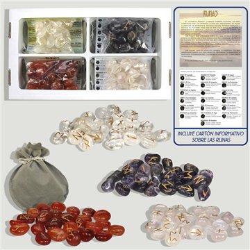 Runes assorties. Sachet de 25