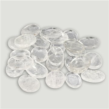 Relax Stone. Rock Crystal. 3x4cm approx.