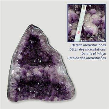 Druse Amethyst free form.40x30cm approx.