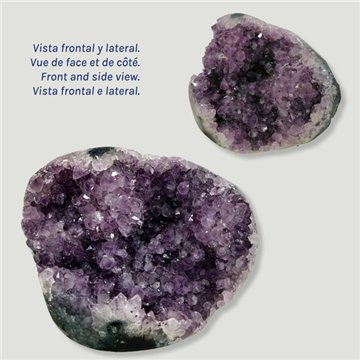 Druse Amethyst free form.15x22x13cm approx.