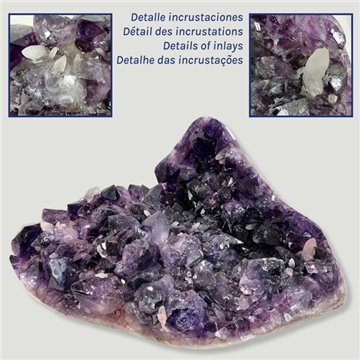 Druse Amethyst free form.28x42x18cm approx.