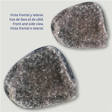 Druse Amethyst free form. 11x13x9cm approx.