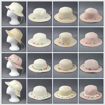 Chapeau pour enfant. 02. Modèle Perles. Couleurs assorties