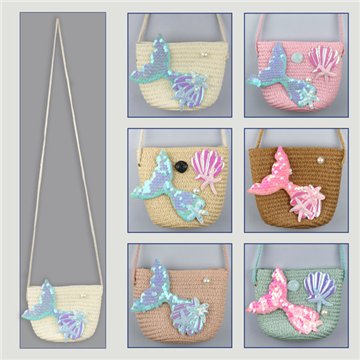 Bolso infantil. 13. Modelo cola sirena. Colores surtidos
