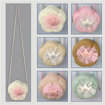 Bolsa infantil. 15. Modelo coroa. Cores surtidas