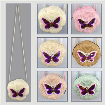 Children's bag. 19. Model multicolored butterfly. Assorted colors