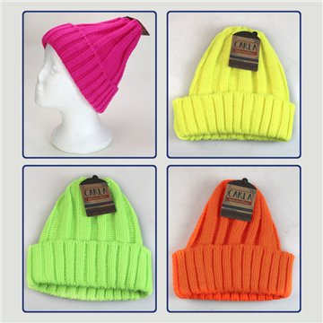 Bonnet d'hiver. Modèle Fluorescent