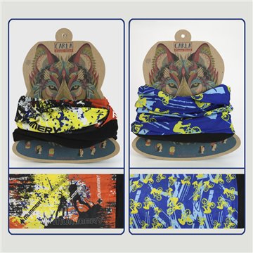 Tour de cou. Polyester. Modèle Vélos