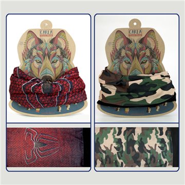 Tour de cou. Polyester. Modèle Araignée/Militaire