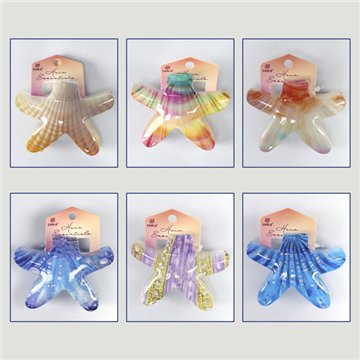 Hair clip. 04. Starfish model. Assorted