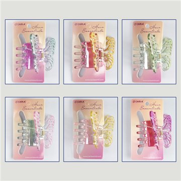Hair clip. 06. Butterfly model. Assorted