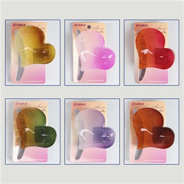 Pinza pelo. 08. Modelo Corazón. Surtidos