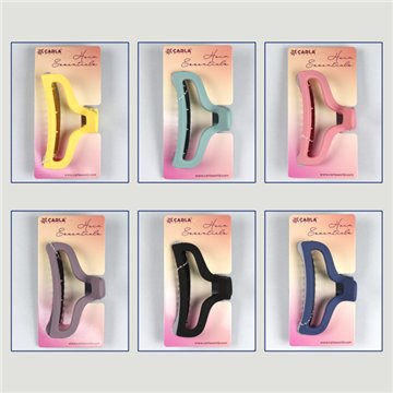 Grande pince à cheveux. 16. Modèle Queue de baleine. Assortis