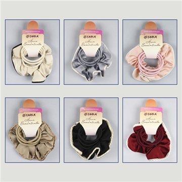 Set scrunchie + gomas pelo. 56. Modelo Seda. Surtidos