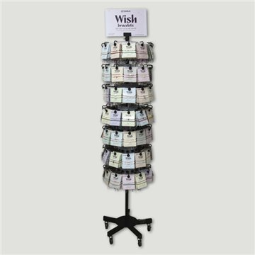 WISH BRACELETS. Display stand with 1008 pieces
