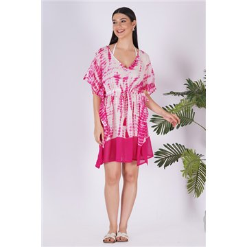 Poncho em algodão TyeDye T.Unica/4 cores