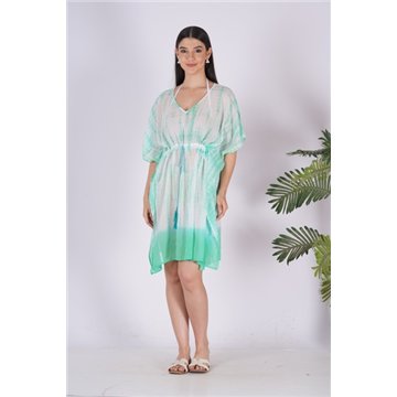 TyeDye Cotton Poncho One Size/4 colors