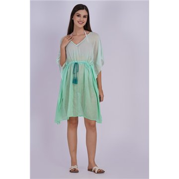 TyeDye Cotton Poncho One Size/4 colors