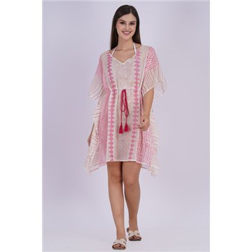 Poncho de algodão tamanho único/6 estampas