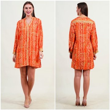 Tunique en rayonne. Taille unique / 2 tirages