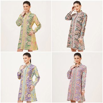 Polyester Tunic. One size / 4 colors