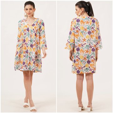 Cotton Tunic. One size. 4 Colors x 1 piece.