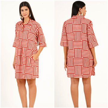 Túnica de Algodão. S/M L/XL 4 cores