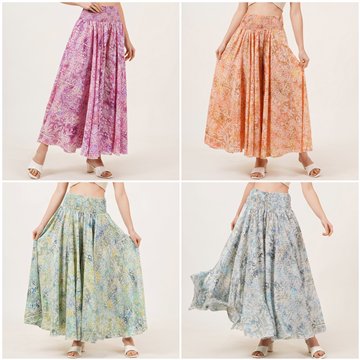 Falda-pantalón Polyester. Talla única 4 colores