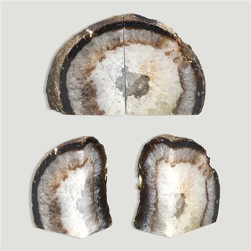 Ágata aparador de livros. Natural. 0,900-1,200kg